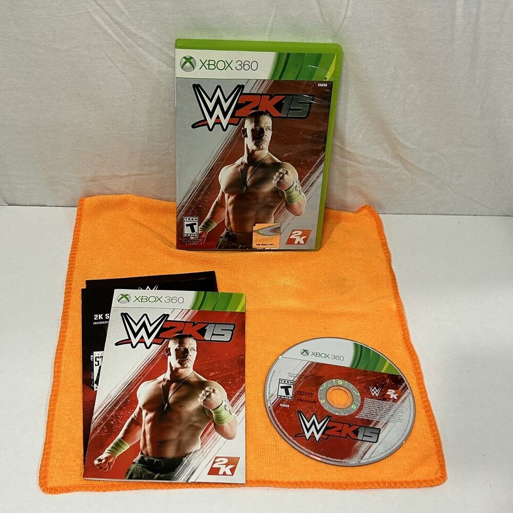 WWE‎ 2k15 (Microsoft Xbox 360, 2014) Complete, Tested